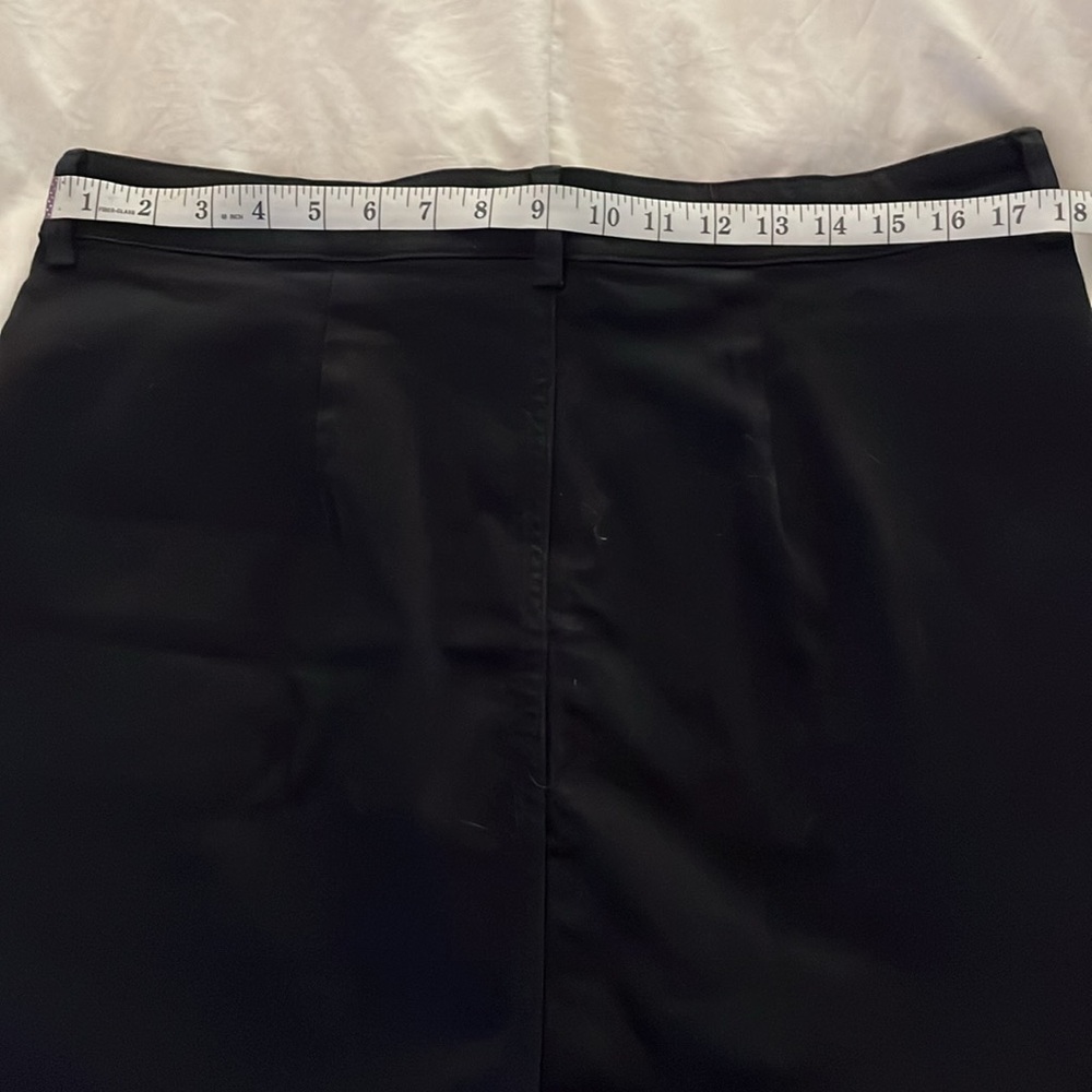 Everlane Black A-Line Patch Pocket Mini Skirt 16 - Picture 7 of 11